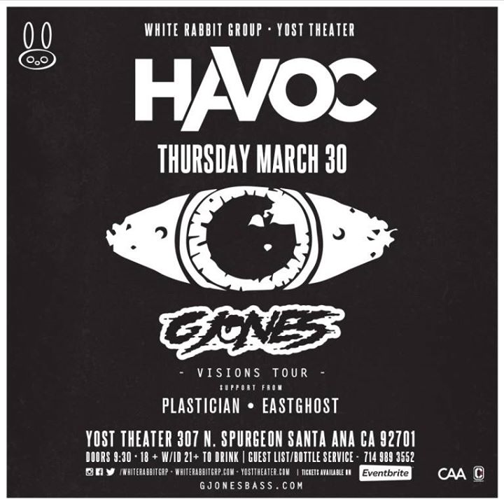 G Jones - Orange County 3/30 (18+)