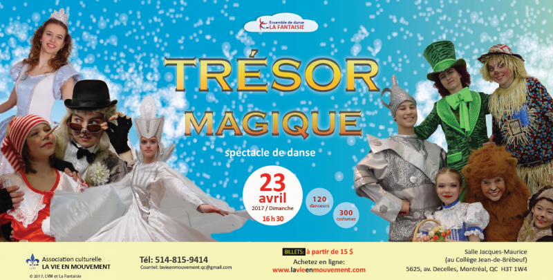 Gagnez des billets pour le spectacle Trésor Magique !