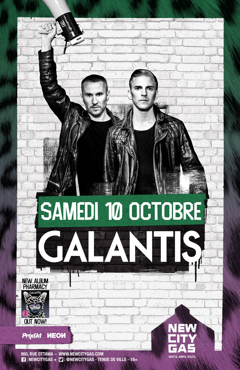 Galantis au New City Gas | Samedi 10 Octobre