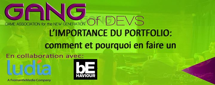 GANG of DEVS - Meeting de Mars - Panel:L'importance du Portfolio