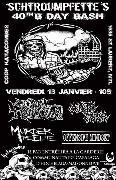 Genetic Error / Global Holocaust / Murder The Elite / Offensive Mindset