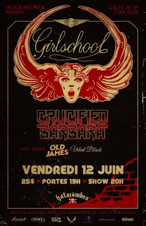 Girlschool & Crucified Barbara