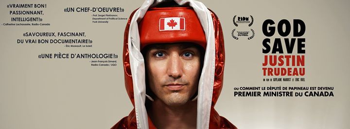 God Save Justin Trudeau en ciné-conférence à Lac des Seizes Îles