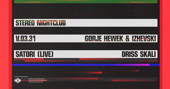 Gorje Hewek & Izhevski / Satori (Live) / Driss Skali