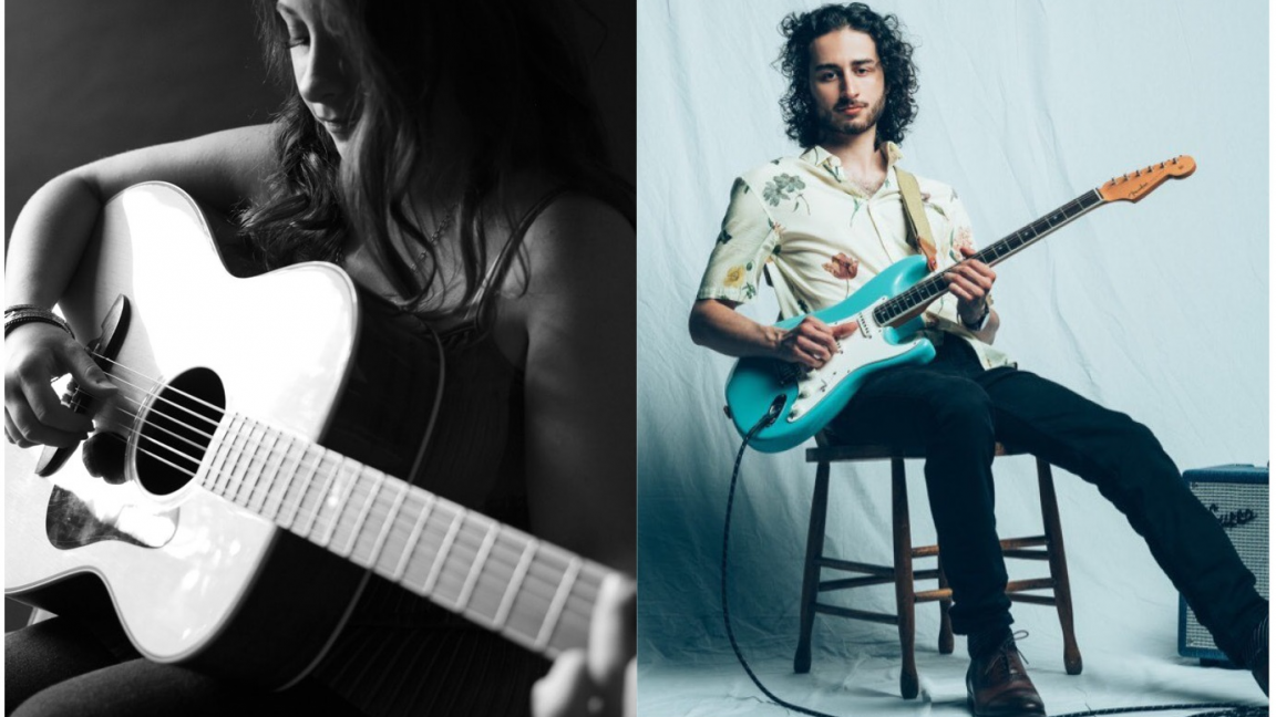 Grace Stumberg (Of Joan Baez Band) and Justin Saladino