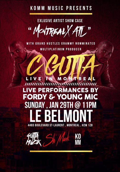 Grand Hustle's Offical Tour DJ MLK X C Gutta live in Montreal