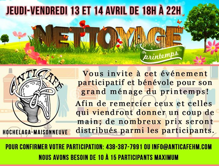 Grand ménage du printemps