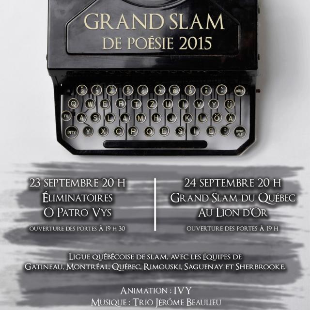 Grand slam de poésie 2015