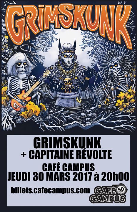 Grimskunk // 30 Mars 2017 // Café Campus 50e