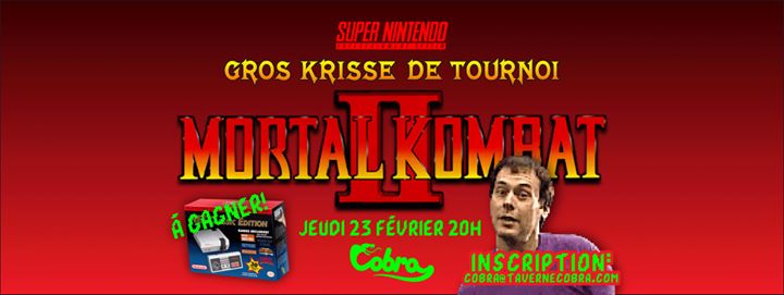 Gros krisse de tournoi Mortal Kombat II