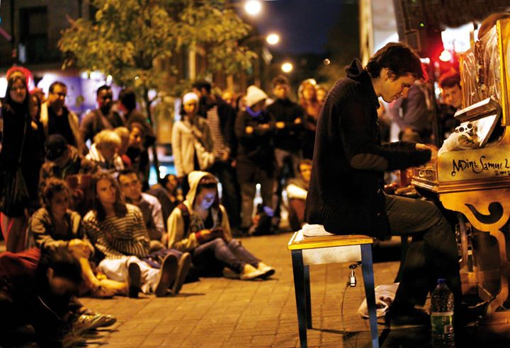 Guillaume Martineau au piano public Elgar à Verdun