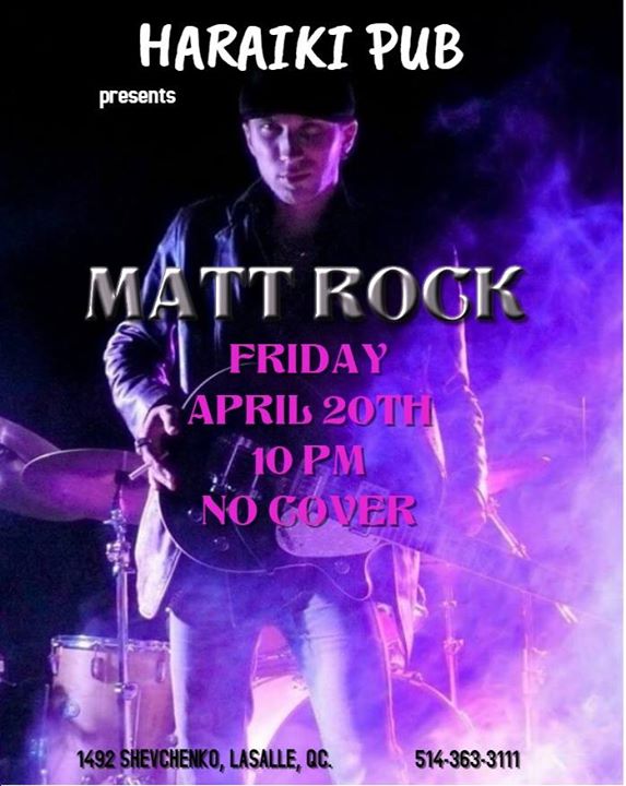 Haraiki Pub presents Matt Rock