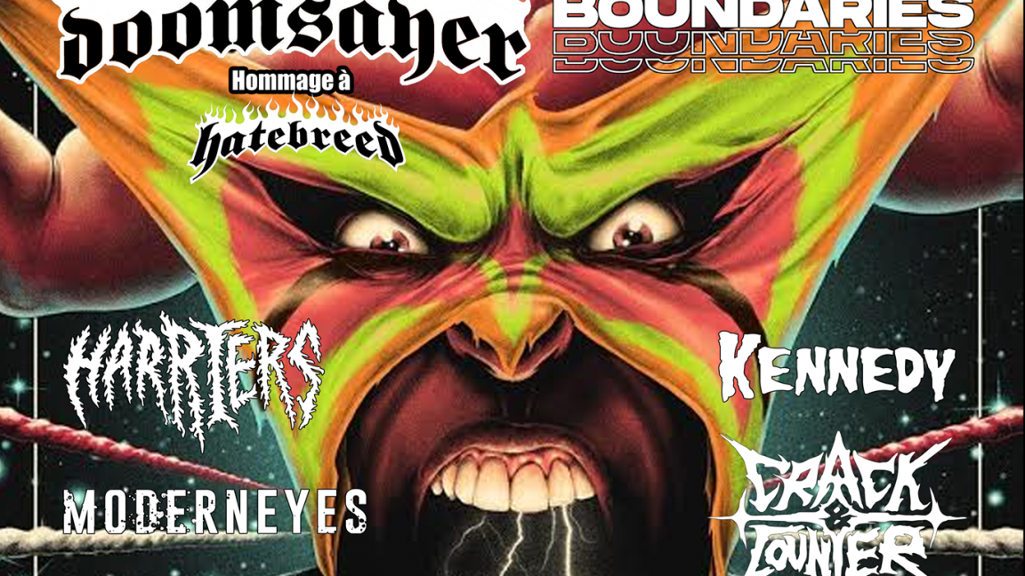 HardcoreMania 5: Boundaries, Doomsayer (Hatebreed Tribute), Harriers, Kennedy, Modern Eyes, Crack & Counter