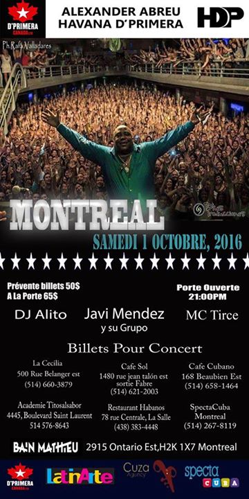 Havana D´Primera en Montreal
