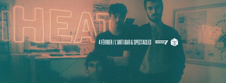HEAT et Los // Samedi 4 février 2017 // L'Anti Bar & Spectacles