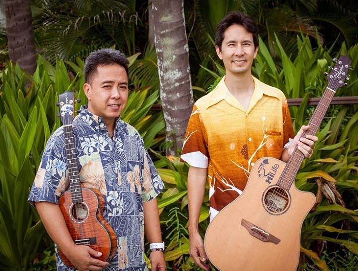 Herb Ohta Jr. & Jon Yamasato at Napili Kai Beach Resort Aloha Pavilion