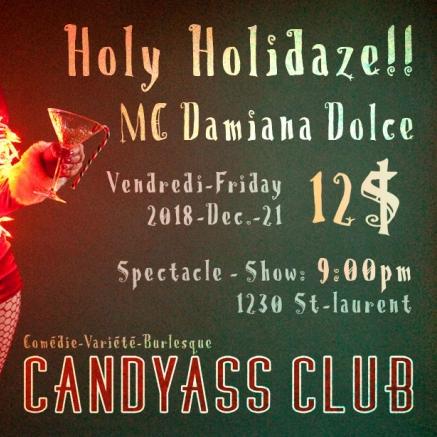 Holy Holidaze Cabaret !