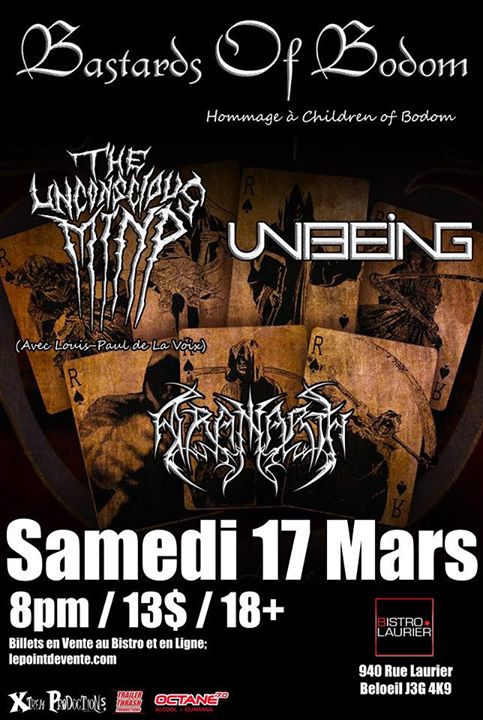 Hommage à Children of Bodom, The Unconscious Mind, Unbeing