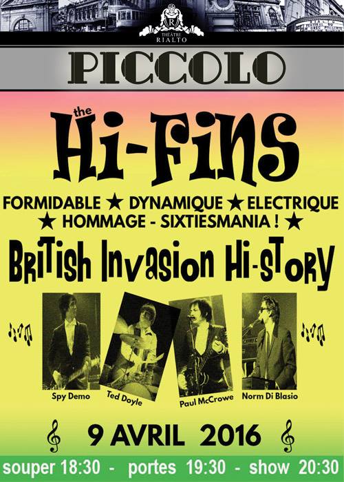Hommage -British Invasion avec/with The Hi-Fins au Piccolo