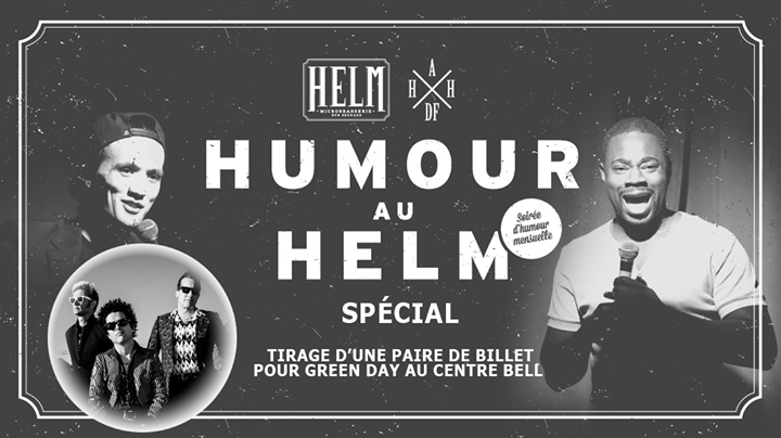 Humour au Helm - 14 mars : Billets pour Green Day