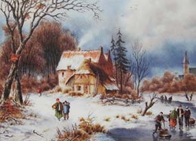 IMAGINE... Exposition de peintures sur porcelaine