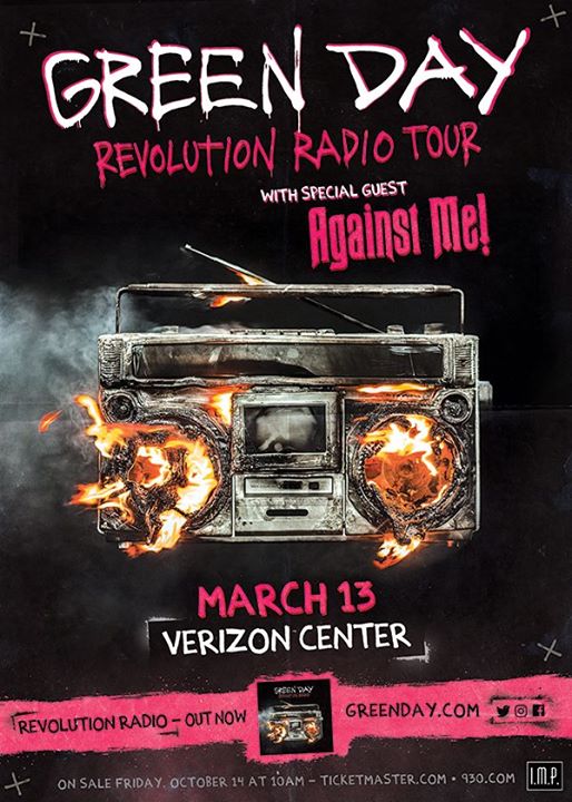 IMP presents Green Day with Against Me! at the Verizon Center