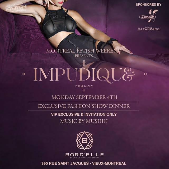 Impudique Lingerie Fashion Show & Dinner