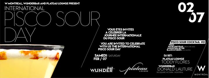 INTERNATIONAL PISCO SOUR DAY