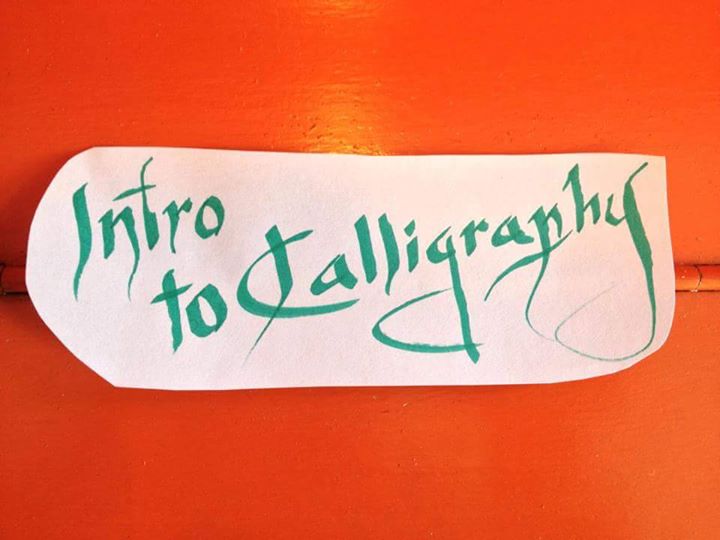 Intro à la Calligraphie / Intro to calligraphy