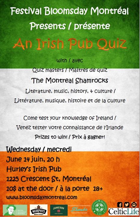 Irish Community Pub Quiz