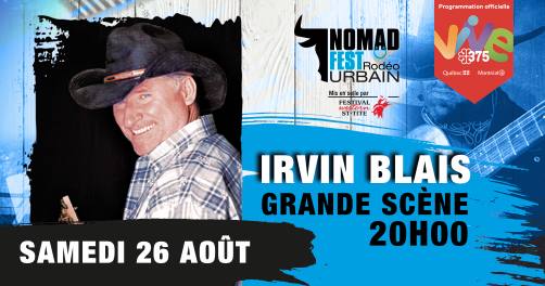 Irvin Blais en spectacle au NomadFest à Montréal