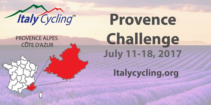 ITALY CYCLING - PROVENCE CHALLENGE JULY 11, JULY 25 AND AUGUST 8, 2017
