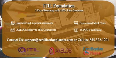 ITIL Foundation 2 Days Classroom in Montreal