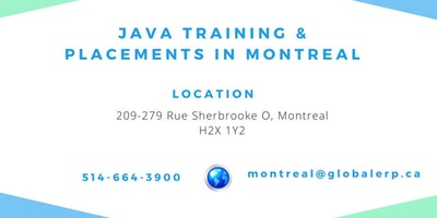  Java Training and Certification Course in Montreal 