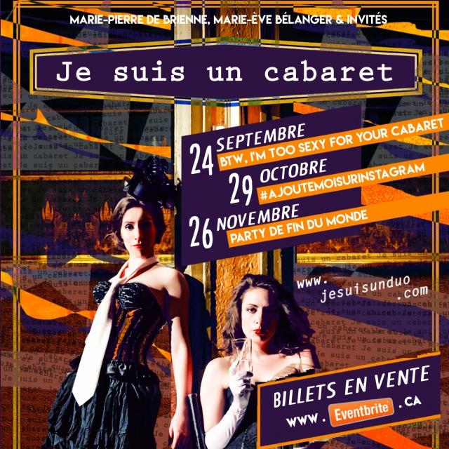 Je suis un cabaret - Party de fin du monde