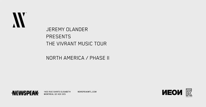 Jeremy Olander w/ Eekkoo & Rico Pambianchi - FrontRite at Newspeak