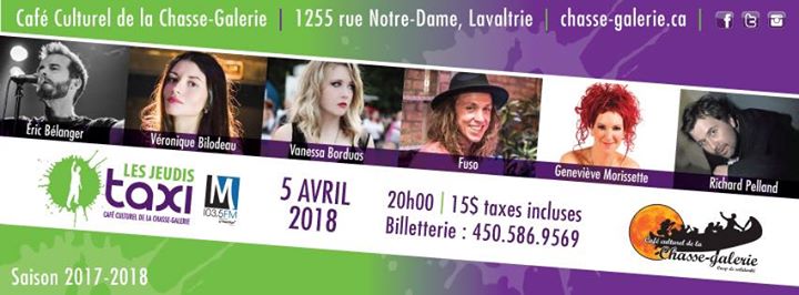 Jeudis Taxi M103.5 - Avril 2018