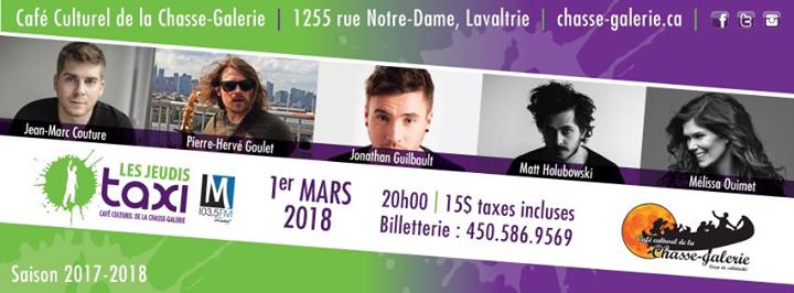 Jeudis Taxi M103.5 - Mars 2018