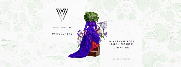 Jonathan Rosa (Coda / Toronto) + Jimmy Be