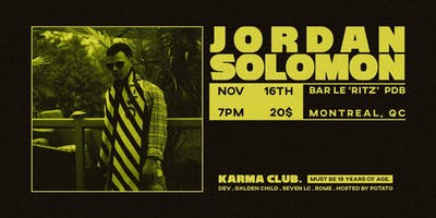 JORDAN SOLOMON // MONTREAL 