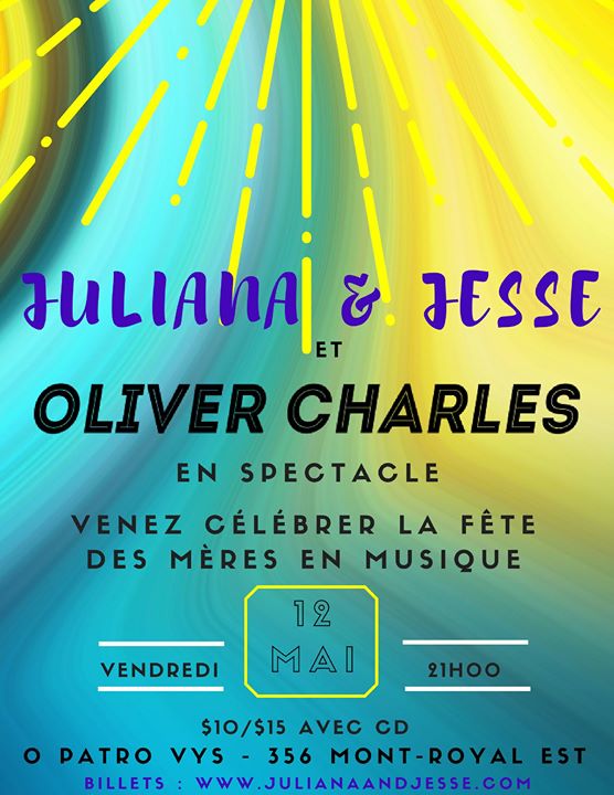 Juliana & Jesse / Oliver Charles LIVE - O Patro Vys