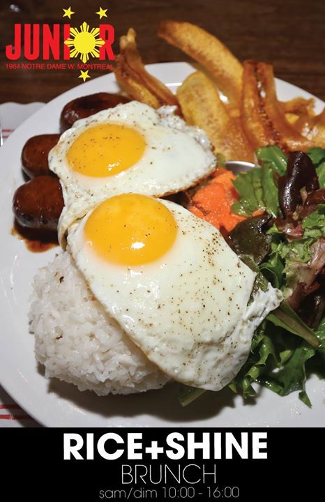 Junior's RICE + SHINE Brunch Sun. April 10