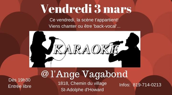 Karaoké à l'Ange Vagabond
