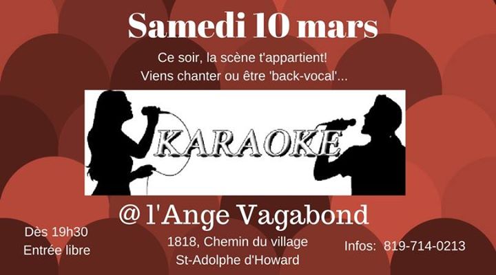 Karaoké à l'Ange Vagabond