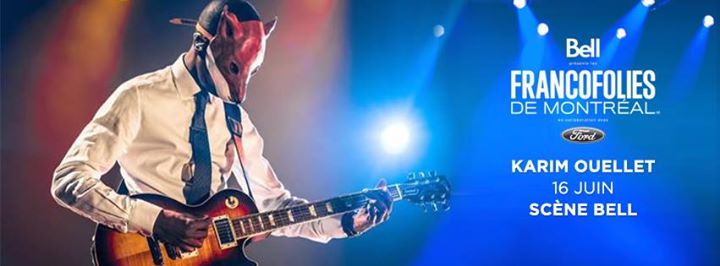Karim Ouellet aux FrancoFolies de Montréal 