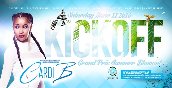 KICKOFF 2016 Montreal Grand Prix Weekend