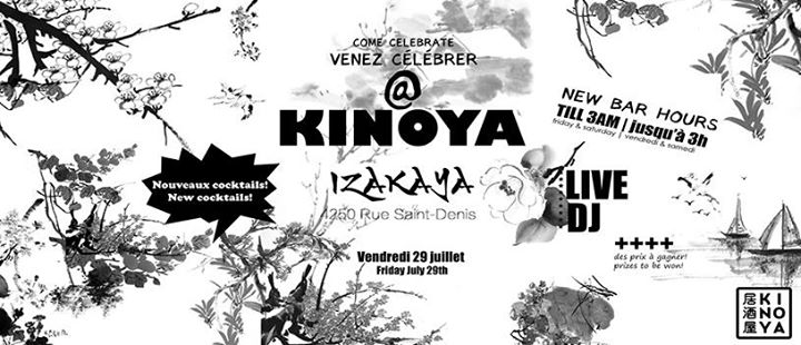 Kinoya Bar Opening Party!
