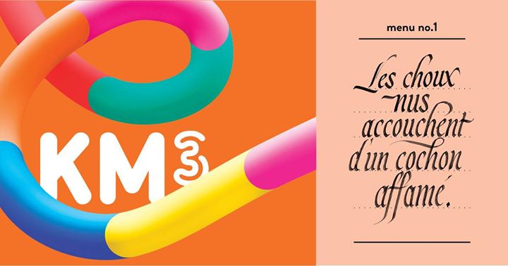 KM³ : La grande ouverture et Banquet Exquis