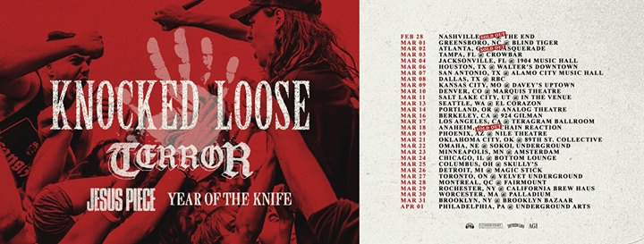 Knocked Loose - 28 mars,2018 // Théâtre Fairmount