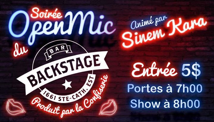 L'Open-mic du Backstage